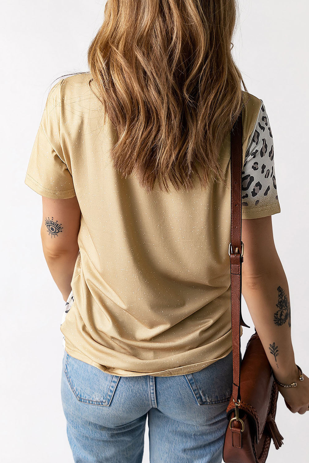Easter Leopard Graphic Tee Shirt